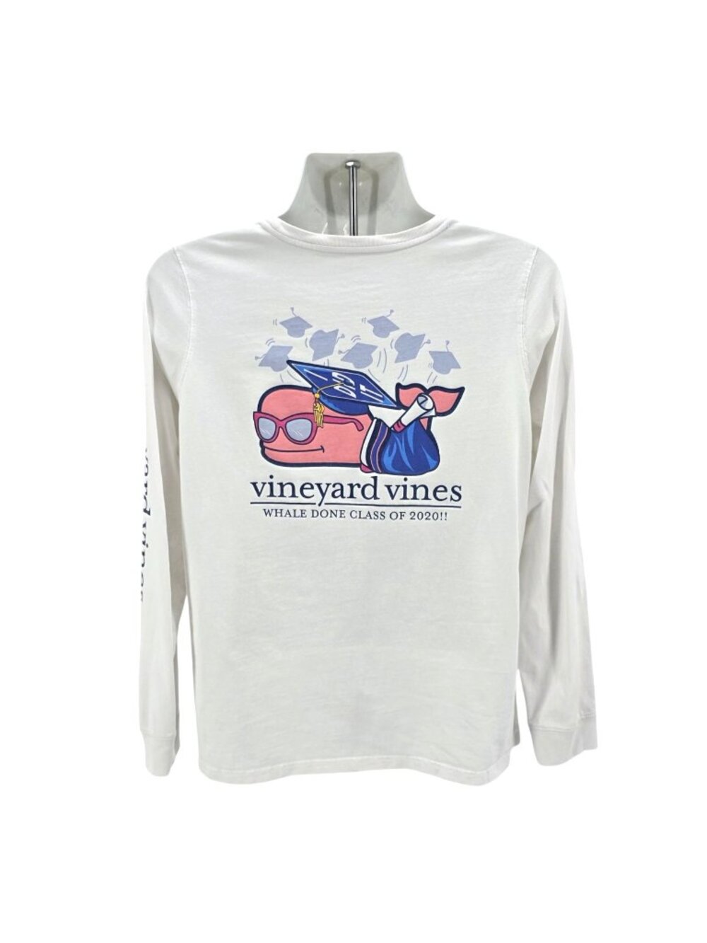 Vineyard Vines Mens XL Shirt 2020 Graduation Whale Done Class of 2020 T-Shirt